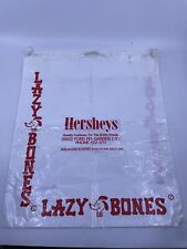 Hersheys Shoe store SHOPPING BAG TOTE lazy bones Michigan c.1970s B1 picture