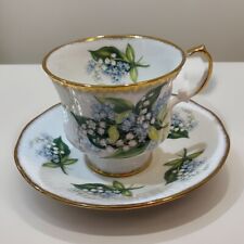 Vintage Elizabethan Fine Bone China - Tea Cup And Saucer Forget Me Not picture