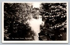 RPPC River Stour Fordwich England People On Boats Scenic View VINTAGE Postcard picture
