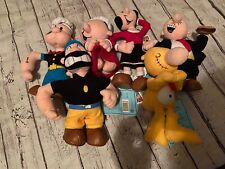 Vtg 1999 CVS Exclusive Popeye Plush Set of 6- NWT picture