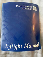 Continental Airlines Inflight Manual Binder picture