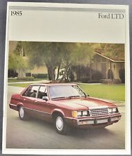 1985 Ford LTD Catalog Sales Brochure Brougham Sedan Wagon Excellent Original 85 picture