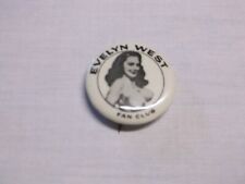 Evelyn West Pinup 1940's Dancer Button picture