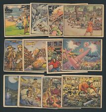 (14) 1938 GUM INC. HORRORS OF WAR NON-SPORTS CARDS VG - ALL CARDS SHOWN picture