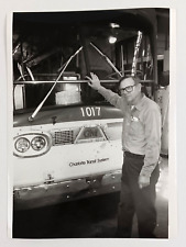 1989 Charlotte Transit System North Carolina 1017 Bus Mechanic VTG Press Photo picture