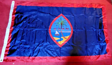 GUAM Flag 146660 3x5 Annin Nyl-Glo VTG 90s Preowned but New in Box picture