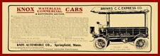 1905 Knox Automobiles NEW Metal Sign: Early Brinks C.C. Express Commercial Car picture