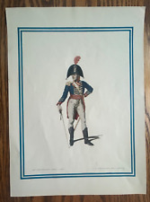 Vintage Illustration by Maj. J.H. Magruder USMCR of 1st Lieutenant, USMC 1810 picture