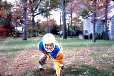 Sl85 Original Slide  1959 young boy football player uniform 895a picture