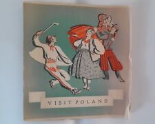 1939 Polish Travel Brochure 'VISIT POLAND' Very Rare.. picture