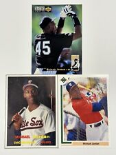 Michael Jordan Baseball 3 Card Lot picture