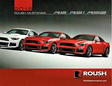 2016 Ford Roush Mustangs RS RS1 RS2 Performance Sales Card Brochure picture