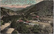 AZUSA, California Hand-Colored Postcard 