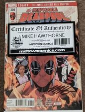 Despicable Deadpool 300 Midtown Comics COA signed by Mike Hawthorne picture