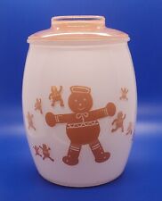 Vintage Bartlett Collins Gingerbread Man cookie jar with DAMAGED lid picture