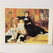 Vintage Postcard Madame George’s Charpenter & Daughters Renoir Art Card P2 picture