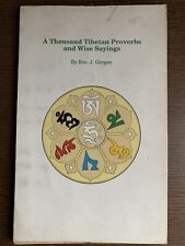 A Thousand Tibetan Proverbs and Wise Sayings - Rare Vintage Book picture