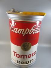 Vintage 1999 Gibson Campbell's Tomato Soup Can Cookie Jar with Can Opener Lid picture