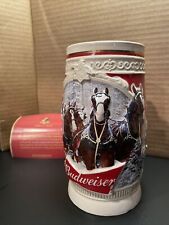 2015 Budweiser Holiday Stein “First Snow Of The Season” 35th Anniversary Edition picture