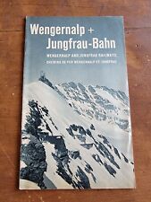 Wengernalp & Jungfrau Railways, Switzerland VINTAGE 1959 Travel Brochure picture