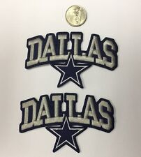 (2)-DALLAS COWBOYS, NFL Iron On Patches. 4