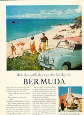 1957 Bermuda Beach Austin Convertible A4 Vintage Advertisement Car Print Ad J479 picture