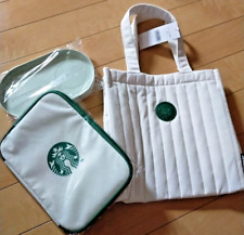 Starbucks Japan Happy Bag 2024 Set of 3 Tote bag Multi Case Cafe Plate picture
