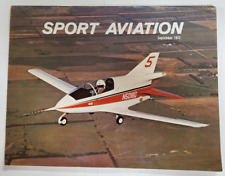 1972 SPORT AVIATION MAGAZINE BD 5 COVER picture