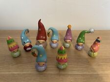 Lot Of 9 Bea’s Wees Natalie Kibbe Resin Gnome Figurines picture