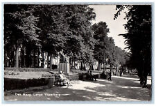 The Hague Netherlands Postcard Lange Vijverberg Street c1910 RPPC Photo picture