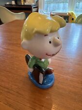 Vintage Schroeder Peanuts Figure With Keyboard Pottery Snoopy Rare picture