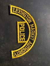 Baltimore Police Patch, very old rare Lexington Mkt. Police picture