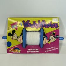 Big Mickey Mouse Wacky Winders 300FT Line Kite Spool 1988 Spectra Star NOS picture