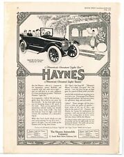 1916 Haynes Motor Cars Ad: Light Six Model 36 - Kokomo, Indiana picture