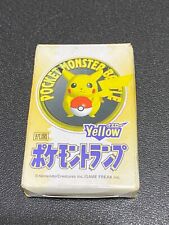 Pokemon Pikachu Yellow Playing Cards Poker Deck Vintage 1998 picture