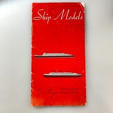 1936 Martha's Vineyard Van Ryper Ship Models Catalog Builder from 1933 to 1962 picture