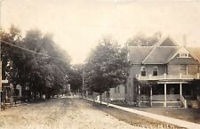 G94/ Plainwell Michigan RPPC Postcard 1912 Residence Street Homes picture