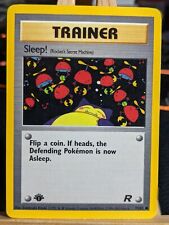 Sleep 1st Edition 79/82 LP Pokemon Card picture