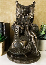Celtic Goddess Of Fertility Maeve Seated On Throne Statue 11