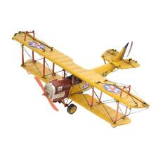Vintage Collectible 1918 Yellow Curtiss JN-4 1:24 Scale Model Metal Biplane picture
