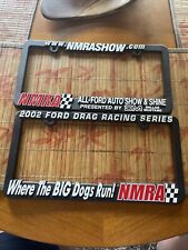 2) NMRA National Mustang Racers Association 2002 Ford Drag Racing Plate Frame picture