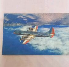 American Airlines Jet Powered Electra Flagship Aircraft Vintage Postcard picture