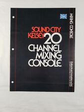 Dallas Musical Industries Ltd. DMI Kelsey 20 Channel Mixing Console Brochure Vtg picture