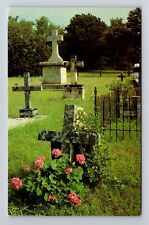Fredericksburg TX-Texas, Old St Mary's Catholic Cemetery Vintage Postcard picture