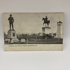 Vintage Postcard Reynolds’ And Buford’s Statues-Gettysburg, PA picture