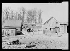 Montmorenci,Indiana,IN,Tippecanoe County,Frank Sheroan's Farmyard,FSA,Farmer picture