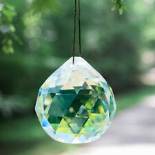 Suncatcher 2PC 40MM Fengshui Prism Ball Crystal Hanging Glass Chandelier Pendant picture