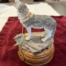 North American Wolves Grey Wolf  Numbered 1777/8000 Westland Music Box picture