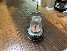 Vintage Crown Battery Operated Hurricane Lantern W Hook Made In Japan By Crown picture