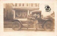 GA~GEORGIA~AUGUSTA~MARIE OETJEN / HAROLD GILBERT ENGAGEMENT 1918~RPPC~EARLY CAR picture